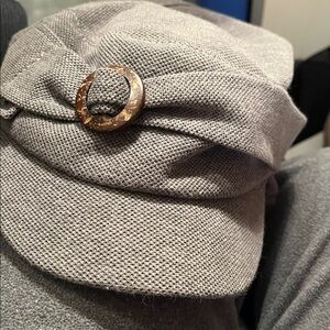 D&Y light brown Hat with Military Style